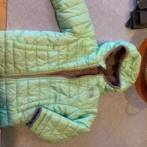The North Face reversible winter coat.